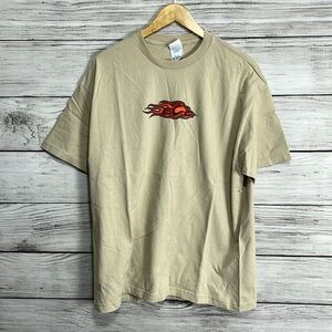 Vintage Y2K OCC Orange County Choppers Flame Logo Biker Tee Shirt XL